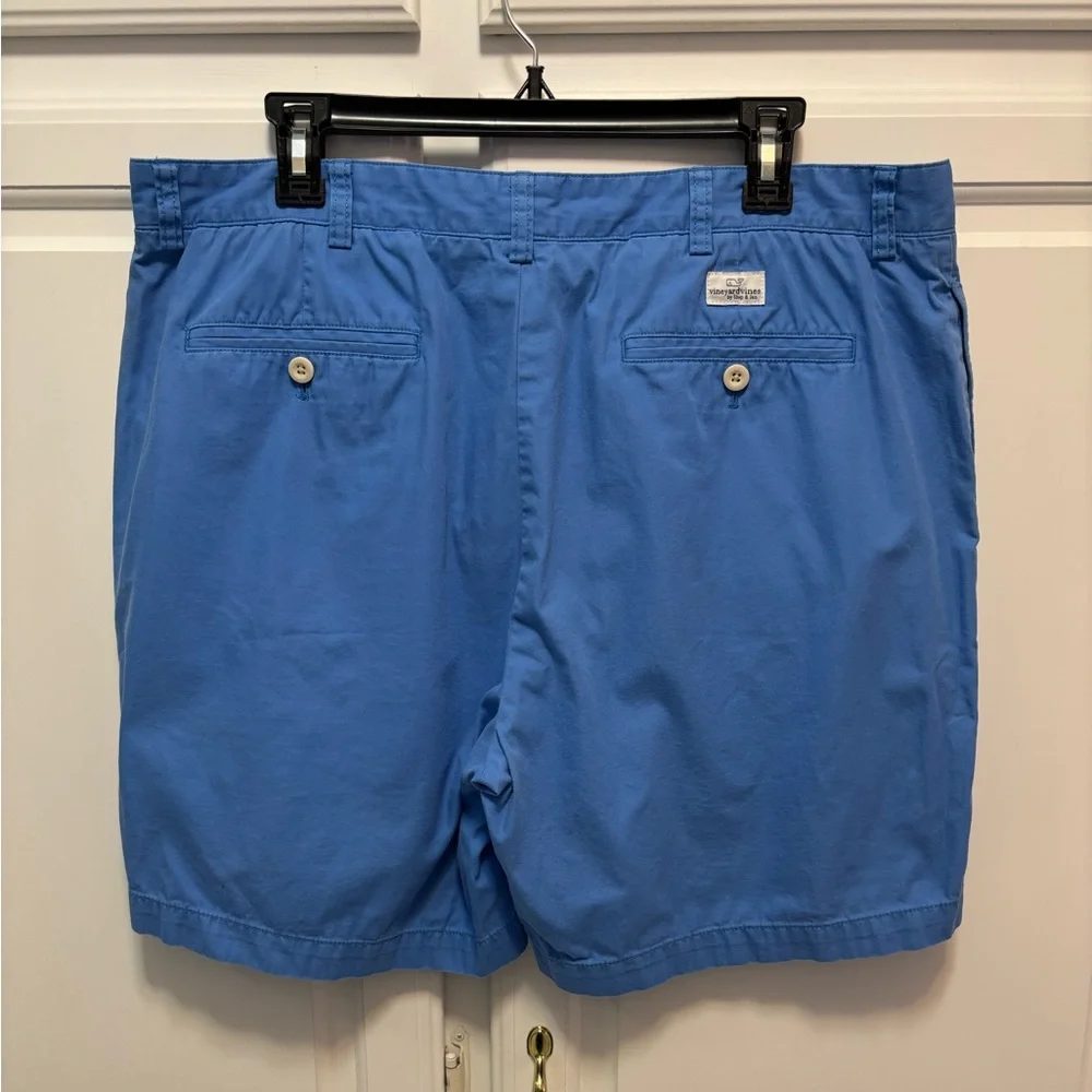 Vineyard Vines Flat Front Blue Cotton Club Casual Shorts Men’s Size 38
